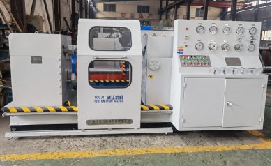 洛陽澗光高壓嚴苛閥門試驗室選用浙江優(yōu)機高壓閥門試驗臺